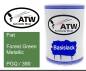 Preview: Fiat, Forest Green Metallic, PGQ / 390: 500ml Lackdose, von ATW Autoteile West.